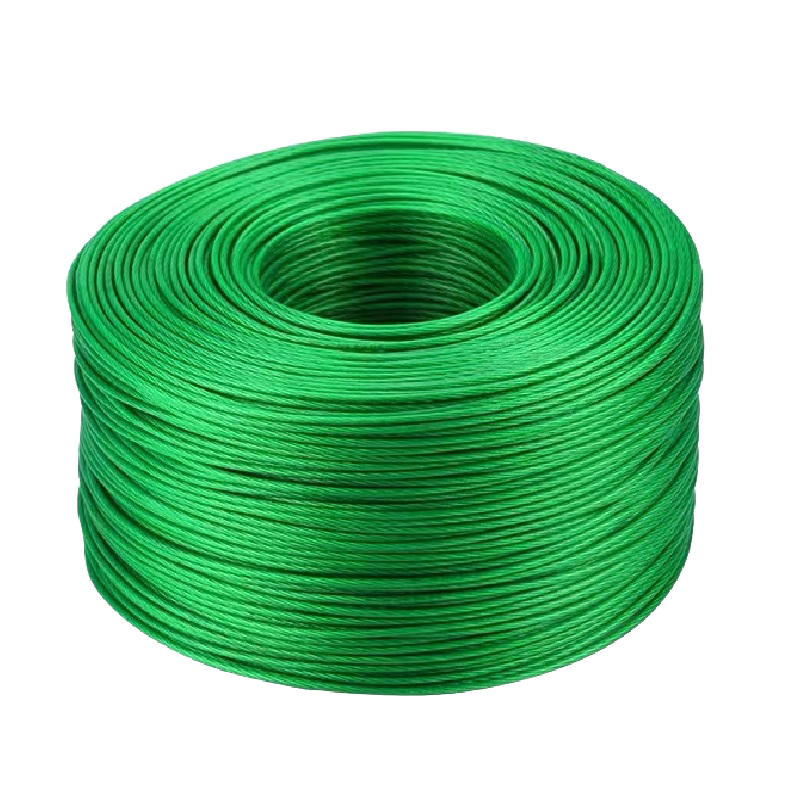 伟鹏双兴 绿色包塑钢丝绳 直径18mm 米