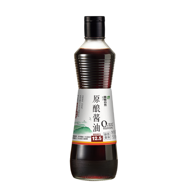 欣和 遵循自然原酿特级酱油500ml 足期酿造酱油家用调味0%添加防腐剂