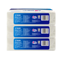 心相印抽纸平板厕纸双层压花原生木浆3包NT1320(包装随机)