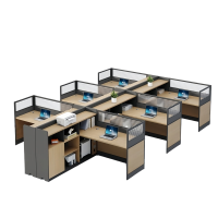 锁匠 屏风工位六人位张