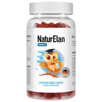 NaturElan呐兔叶黄素护眼水果软糖 60粒/瓶 德国原装进口 膳食营养补充剂