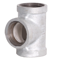 兴酉 镀锌衬塑正三通 DN100(4寸) 个