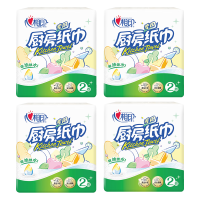心相印卷纸厨房用纸吸油纸巾无香型食品接触级75节*8卷KT102