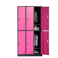 圣承启钢制更衣柜六门台