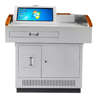 伟樽多媒体讲台钢面114*80*100cm张