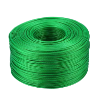 伟鹏双兴 绿色包塑钢丝绳 直径12mm 米