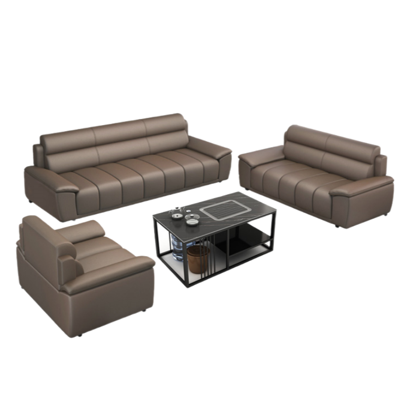 智叶舟沙发茶几组合202*81*87cm(3+2+1+茶几)套