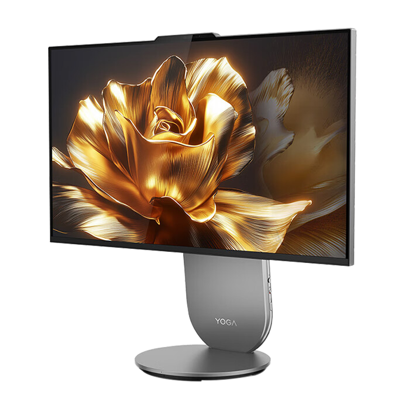 联想(Lenovo)YOGA 27高能AI元启一体机电脑可旋转27英寸QHD屏(U5-225H 32G LPDD5X 1TSSD )月神灰 带无线键鼠
