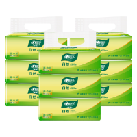 心相印抽纸原生木浆湿水不易破茶叶压花120抽*9包DT120