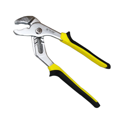 欧克(Ouke)镀铬水泵钳大开口管钳活口水管钳水暖水管钳子10英寸OK-3049\把