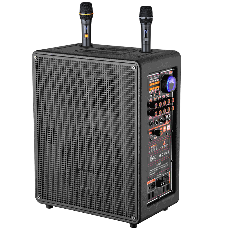 润普Runpu会议扩声拉杆音箱远程壹号卡拉OK户外直播带手持话筒会议音箱RP-EX30