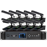 惠度(HuiDu)HD-8700M专业有线手拉手会议话筒视频跟踪会议话筒工程会议系统会议阵列麦克风会议主机