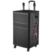 润普Runpu会议扩声拉杆音箱三分频15英寸低音卡拉OK户外直播带手持话筒拉杆音箱RP-EX80