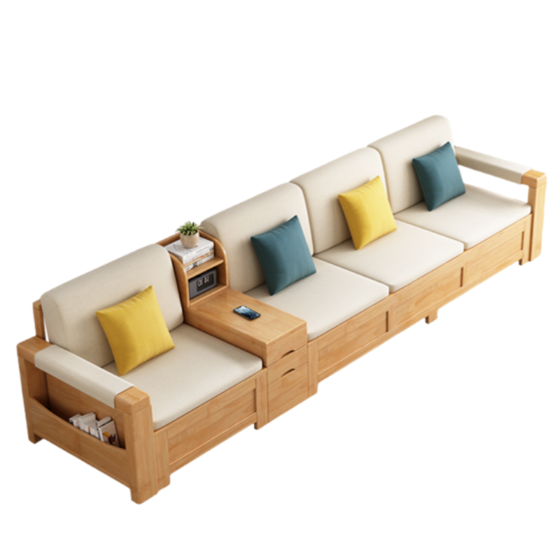 智叶舟储物沙发四人位310*73*83cm张