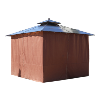 劲脉  户外遮阳棚 围帘+3*4*2.1M 顶