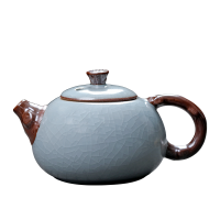 元青茶壶(MULTIPOTENT)汝窑茶壶西施壶开片可养陶瓷功夫茶具泡茶壶单壶
