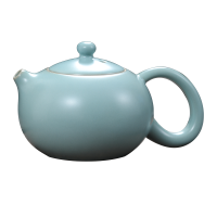 元青茶壶(MULTIPOTENT)汝窑茶壶开片可养陶瓷功夫茶具泡茶壶单壶 西施壶190ML