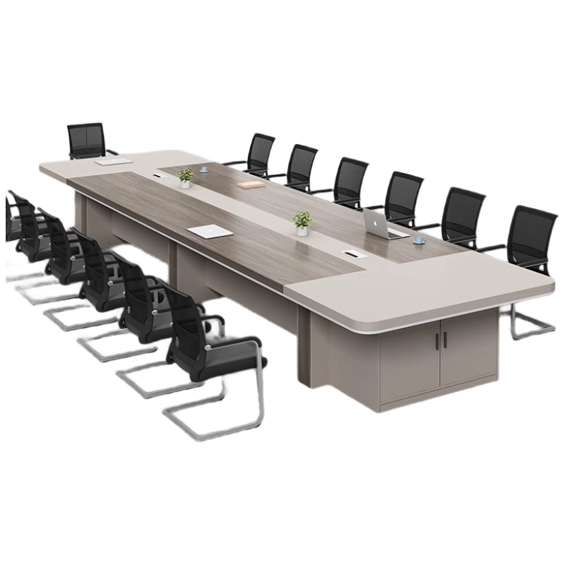 会议桌长条桌洽谈会议室现代简约大型长方形开会桌