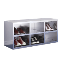 义尊 304不锈钢鞋柜 6格 个