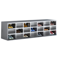 铭思达不锈钢鞋柜双面42格个