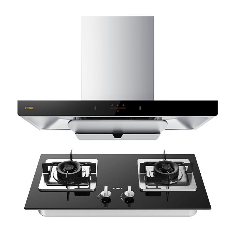 方太(FOTILE)烟灶套装 22m³顶吸油烟机燃气灶套装 烟灶套餐 换装免改孔灶具挥手智控EMC2A+02-TH33B