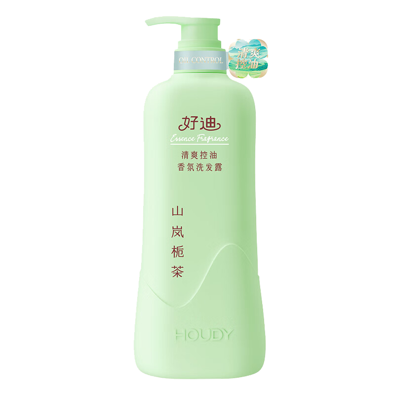 好迪清爽控油香氛洗发露400g控油蓬松去屑洗发水持久留香