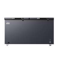 美的519大容量冰柜家用商用卧式大冷柜保鲜冷藏冷冻冰箱BD/BC-519DKEM 耀目蓝