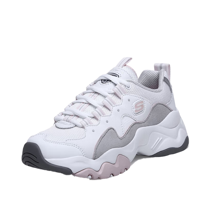 斯凯奇 女厚底增高熊猫鞋 12955-WGPK6 双