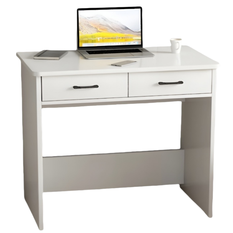 晨磊 书桌学习桌 白色双抽 张