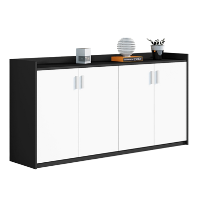 黎珞兴矮柜白色四门160*40*80cm 台