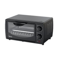 美的(Midea)10L家用多功能小型电烤箱均匀烘烤/轻巧不占地/广域控温/菜单指引T1-108B二代