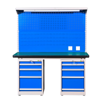 指臣重型工作台双四斗双背张