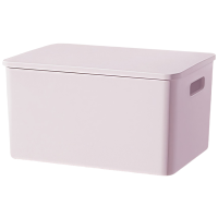 晨磊 收纳筐 香芋紫带盖 个