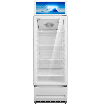 美的(Midea) 展示柜立式冷藏冰柜商用超市啤酒饮料水果茶叶火锅串串麻辣烫蛋糕保鲜双层玻璃门冷藏柜SC-280GM(Q