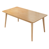 餐桌全实木橡胶木小户型饭桌北欧家用餐桌椅组合