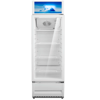 美的(Midea) 展示柜立式冷藏冰柜商用超市啤酒饮料水果茶叶火锅串串麻辣烫蛋糕保鲜双层玻璃门冷藏柜SC-278GM(Q