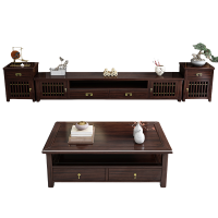 豫龙都 电视柜+边柜茶几 2m 套
