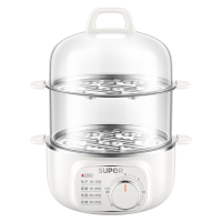 苏泊尔(SUPOR)煮蛋器 蒸蛋器 蒸锅电蒸锅 蒸蛋神器煮鸡蛋小蒸锅智能家用迷你蒸蛋机 双层蒸屉 定时 Z16YK958