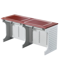 指臣电脑翻转桌双人桌台