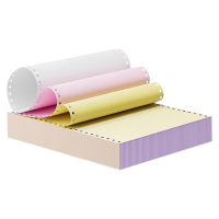 章楷 针式电脑打印纸381-3 1/2 不撕边 彩色 1000页/箱