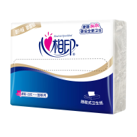 心相印抽纸平板厕纸双层压花原生木浆1包NT1320(包装随机)
