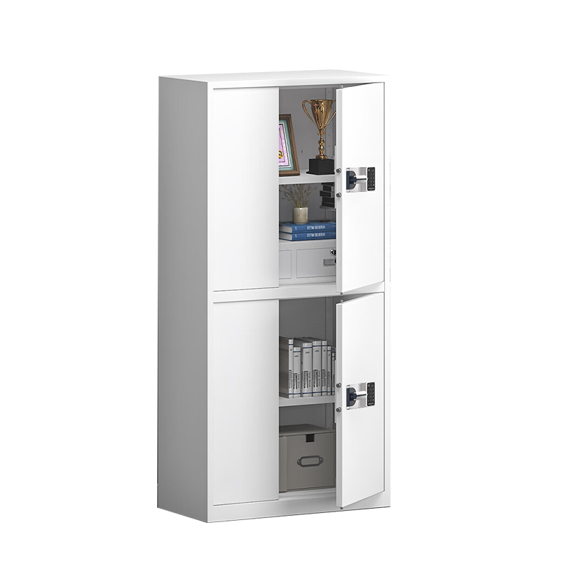 奈高保密柜国密级文件柜办公铁皮柜档案柜防盗密码柜 [国密级]双门带抽-国保密码 厚1.1mm