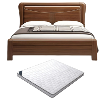 晨磊 实木单人床(含床垫) 210*150*113cm 套