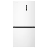 格力十字对开门冰箱 535L 自由零嵌 双通道散热 BCD-535WGNCL2SPBCA典雅白