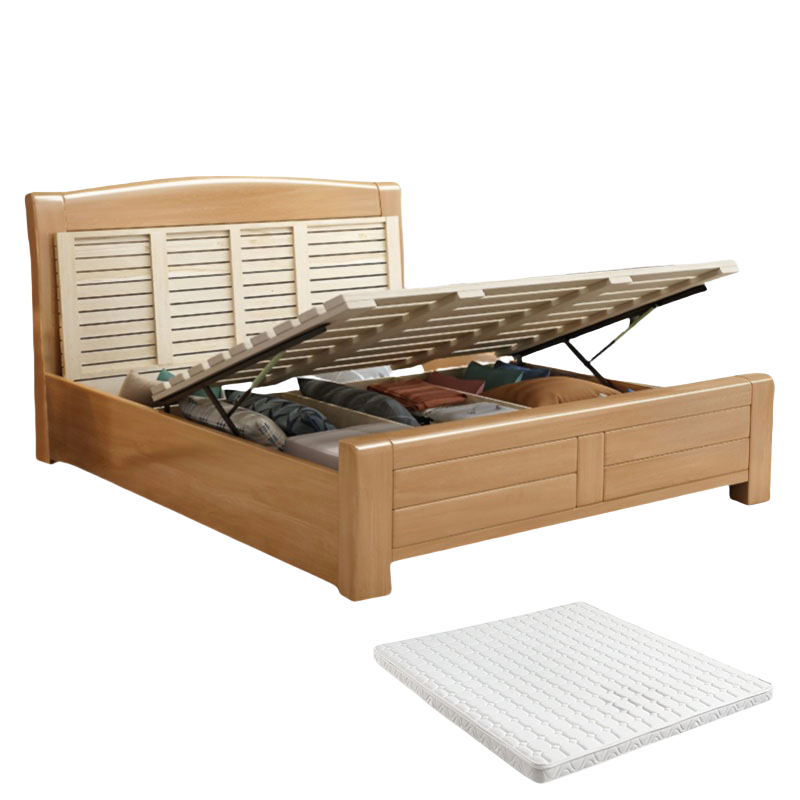 晨磊 实木床 床+床垫 200*150*49cm 张