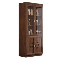 智叶舟实木办公柜两门745*372*1940mm台