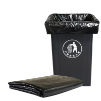 千苏黑色垃圾袋加厚平口式2.6丝120*140cm垃圾袋50只/包QS-LK12141