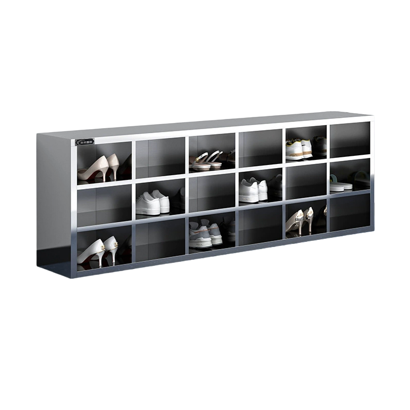 酷美智悦 304不锈钢单面18格鞋柜1800*300*600mm KM-JZ522 个