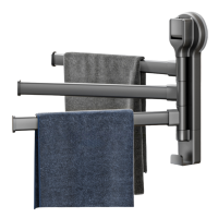 攸形 毛巾架三杆个