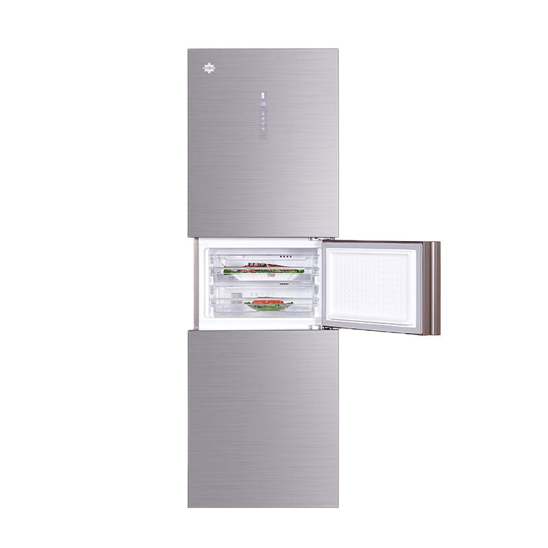 晶弘三门冰箱 BCD-285WPTG 霞光紫 285升